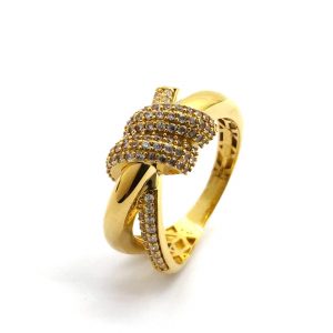 Sortija Oro 18k Con Circonita