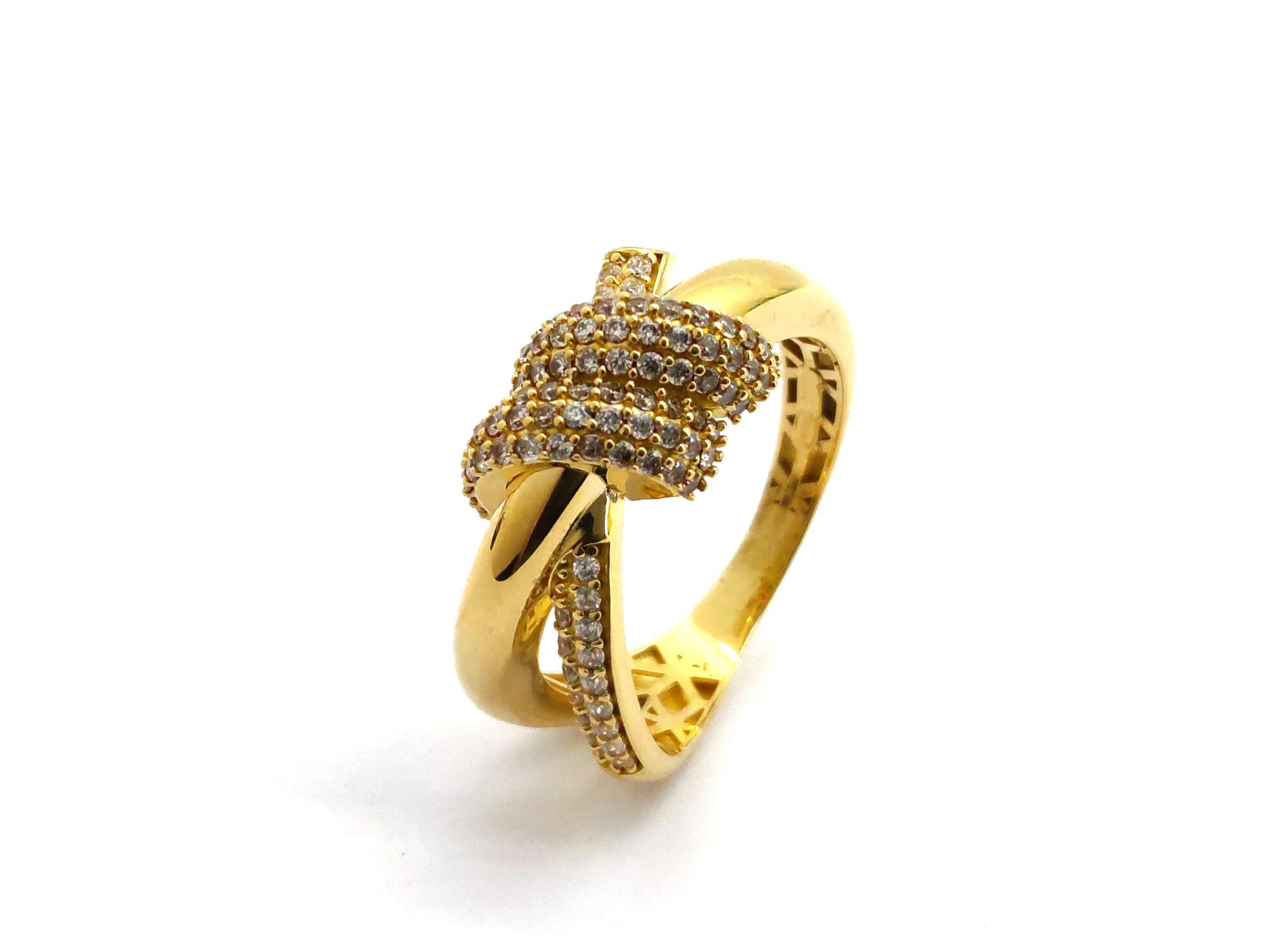 Sortija Oro 18k Con Circonita