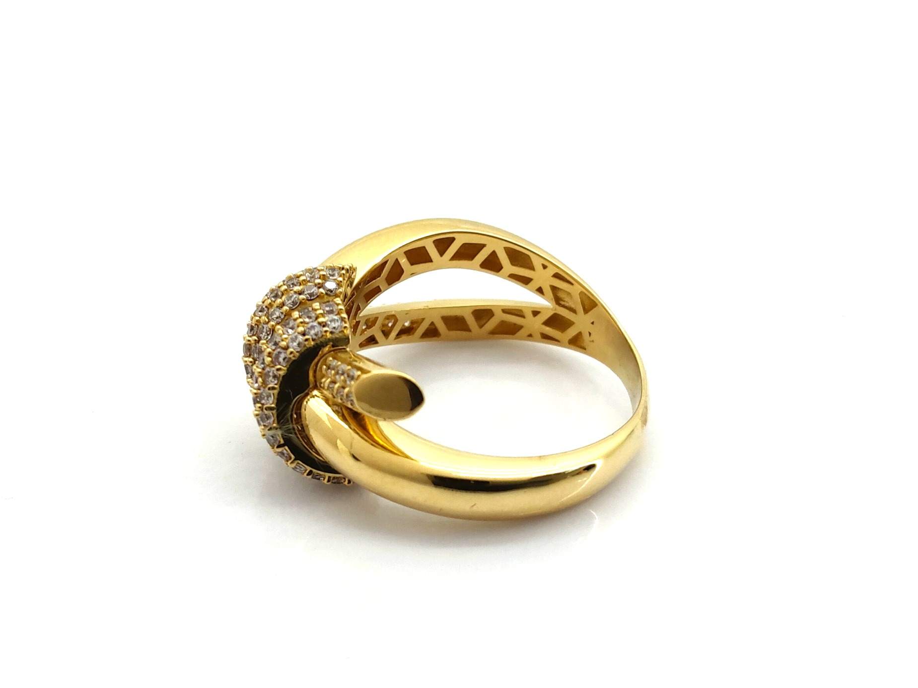 Sortija Oro 18k Con Circonita - Imagen 3