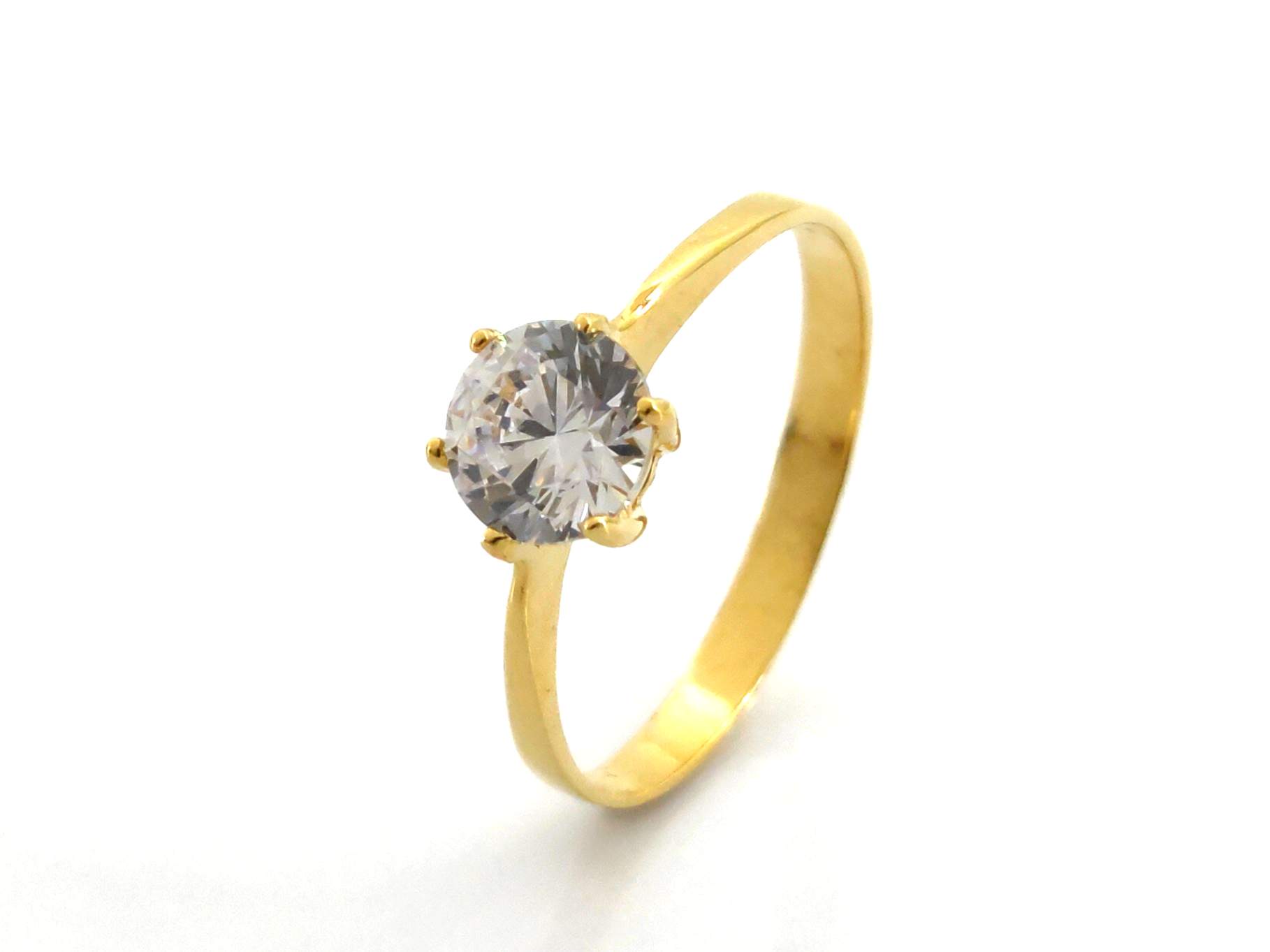Sortija Oro 18k Con Circonita