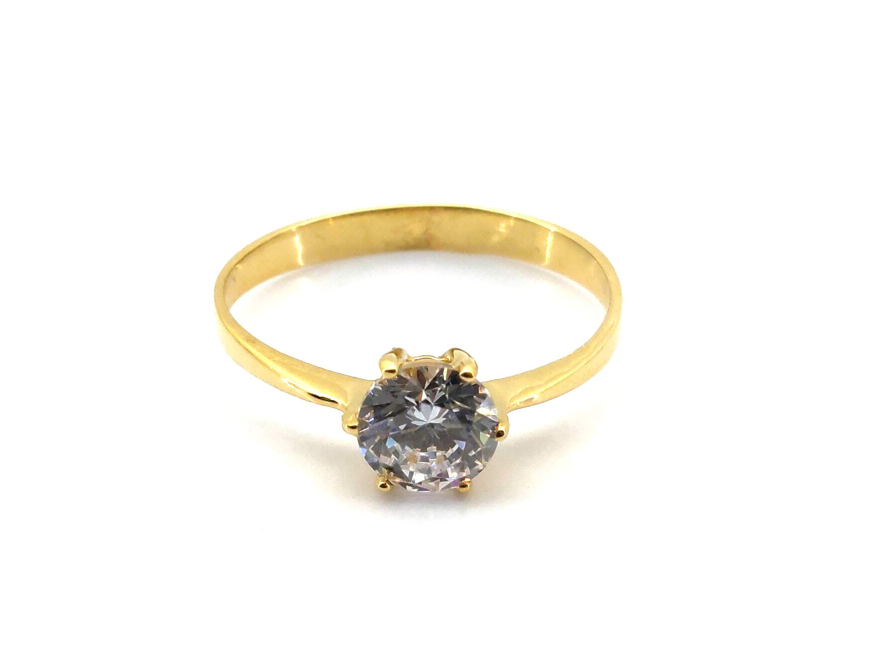 Sortija Oro 18k Con Circonita - Imagen 2