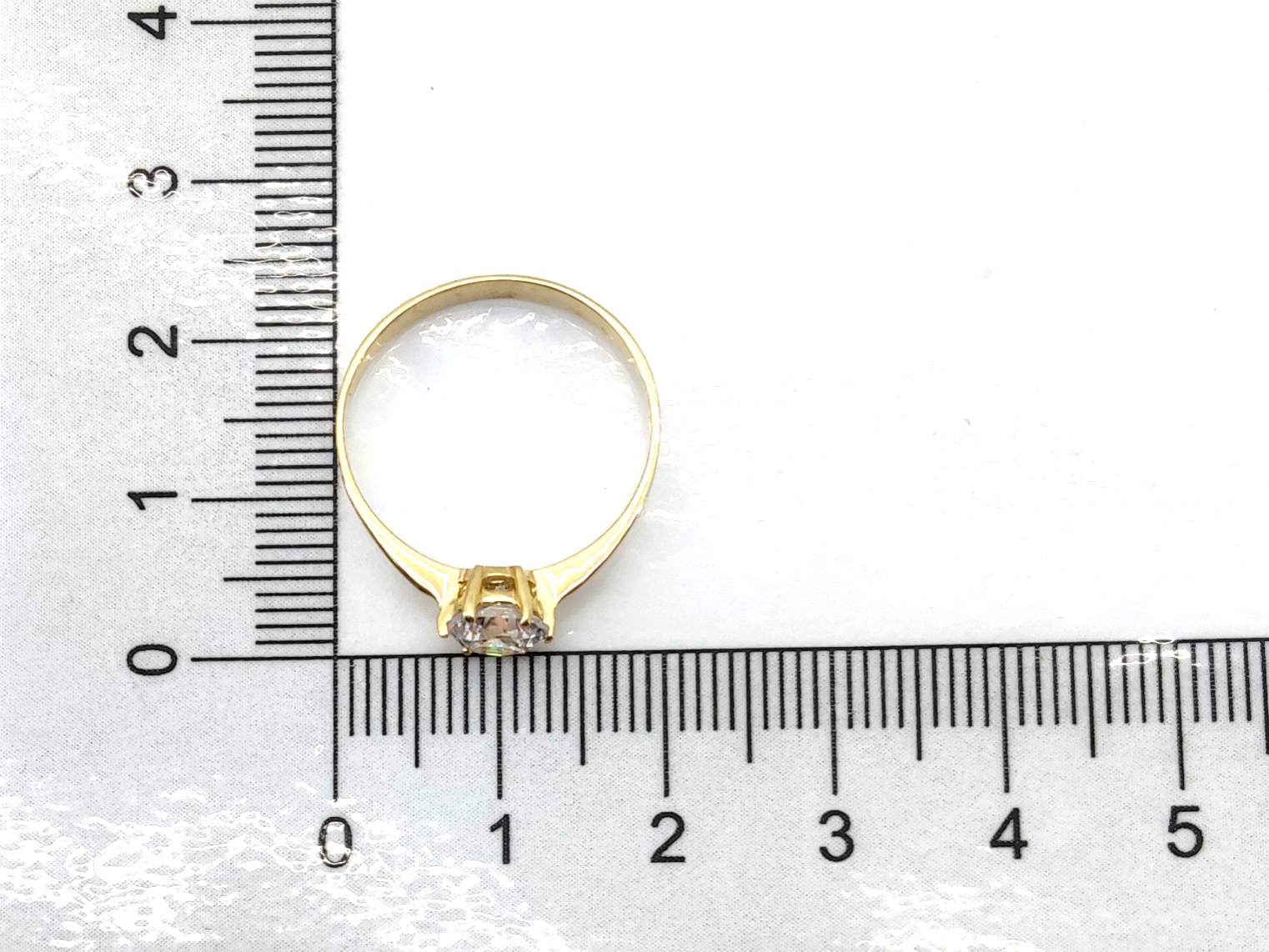 Sortija Oro 18k Con Circonita - Imagen 5