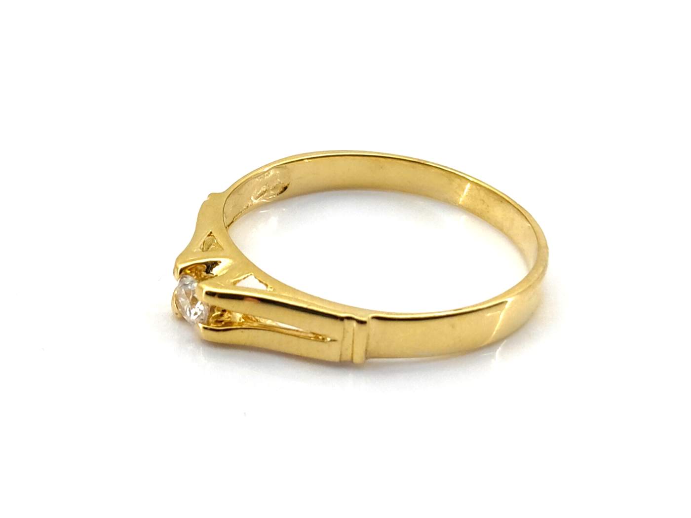 Sortija Oro 18k Con Circonita - Imagen 3