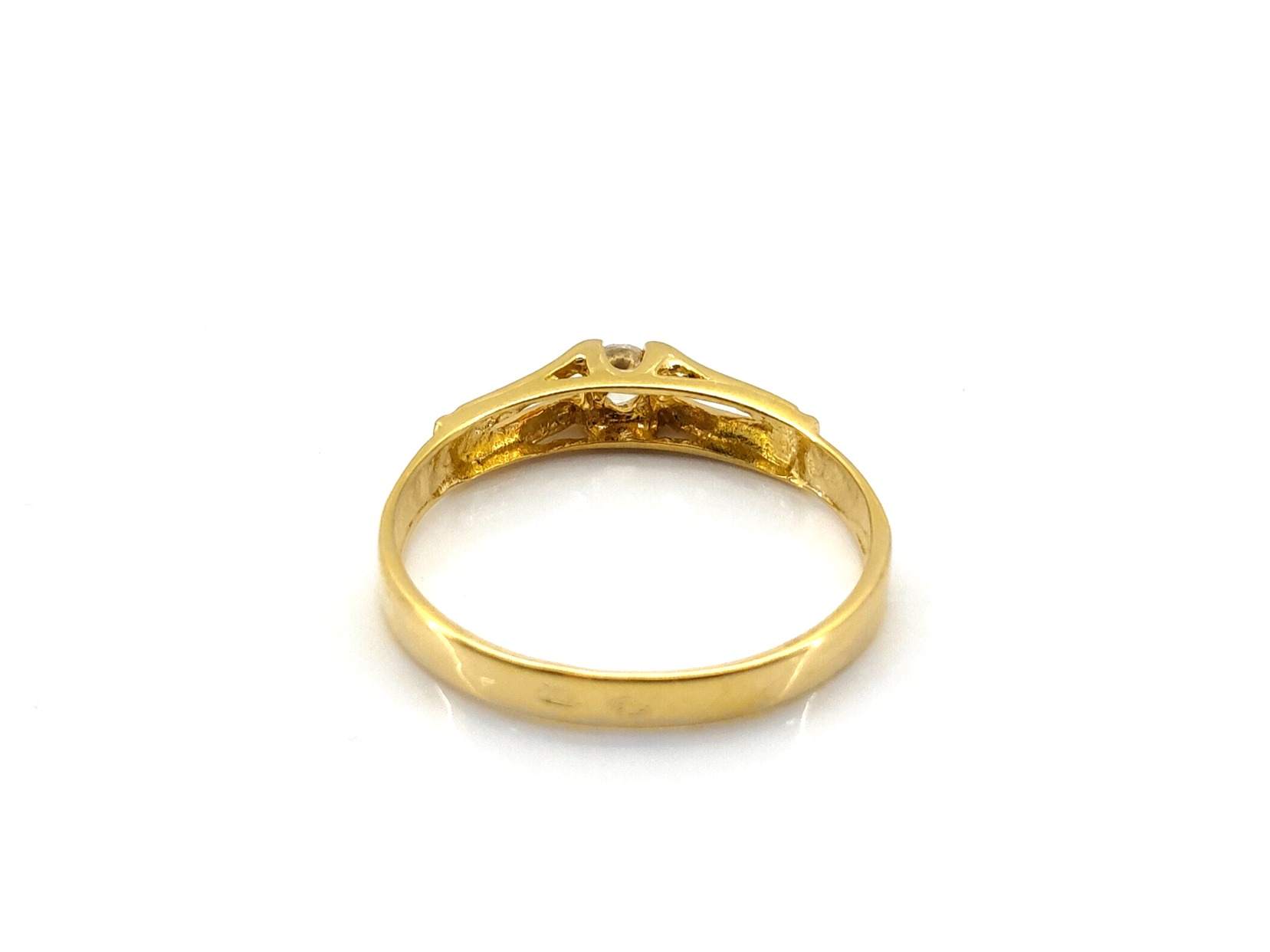 Sortija Oro 18k Con Circonita - Imagen 4