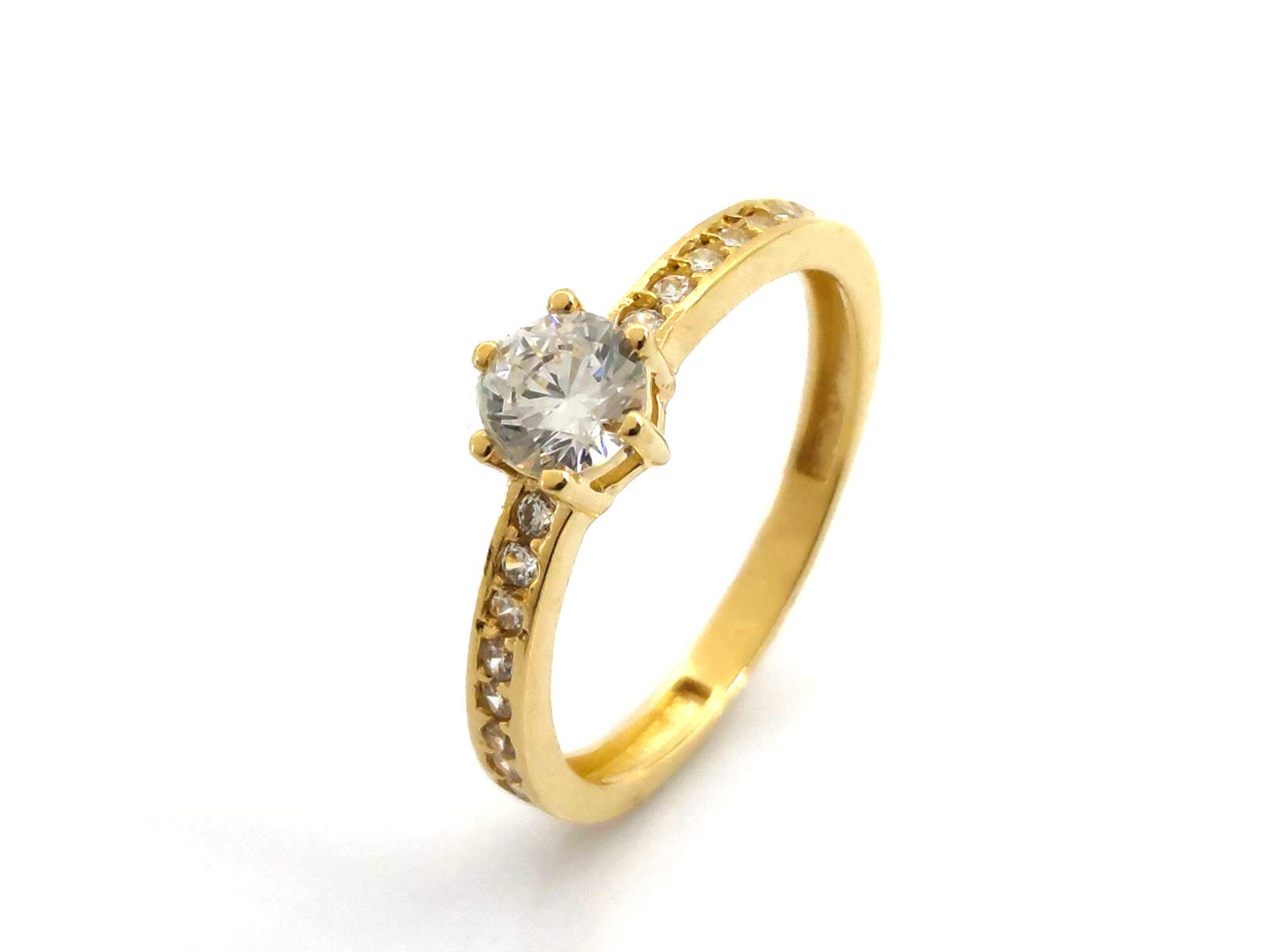 Sortija Oro 18k Con Circonita