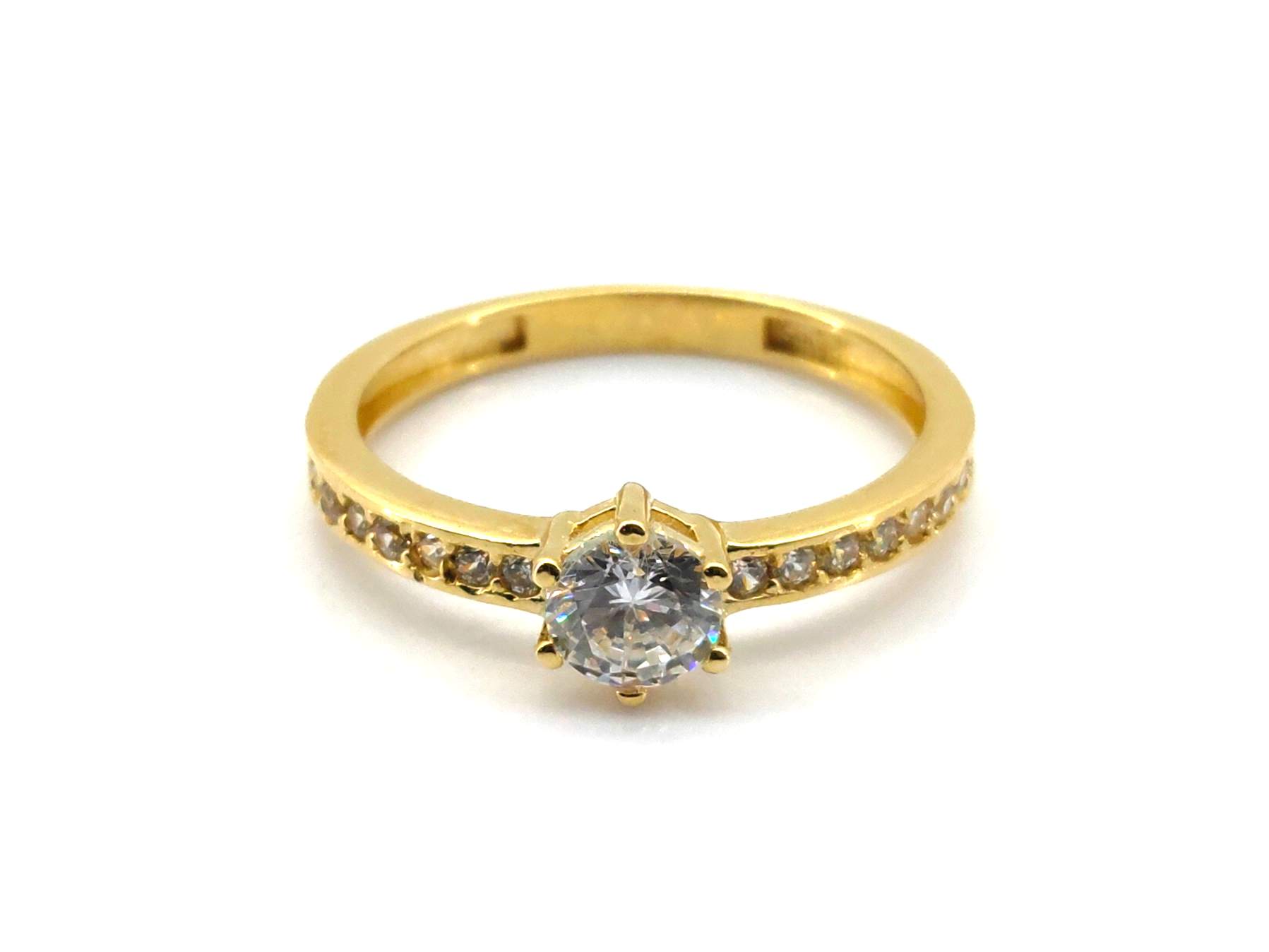 Sortija Oro 18k Con Circonita - Imagen 2