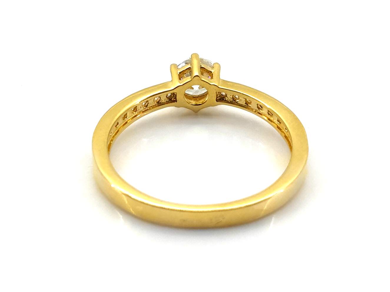 Sortija Oro 18k Con Circonita - Imagen 4