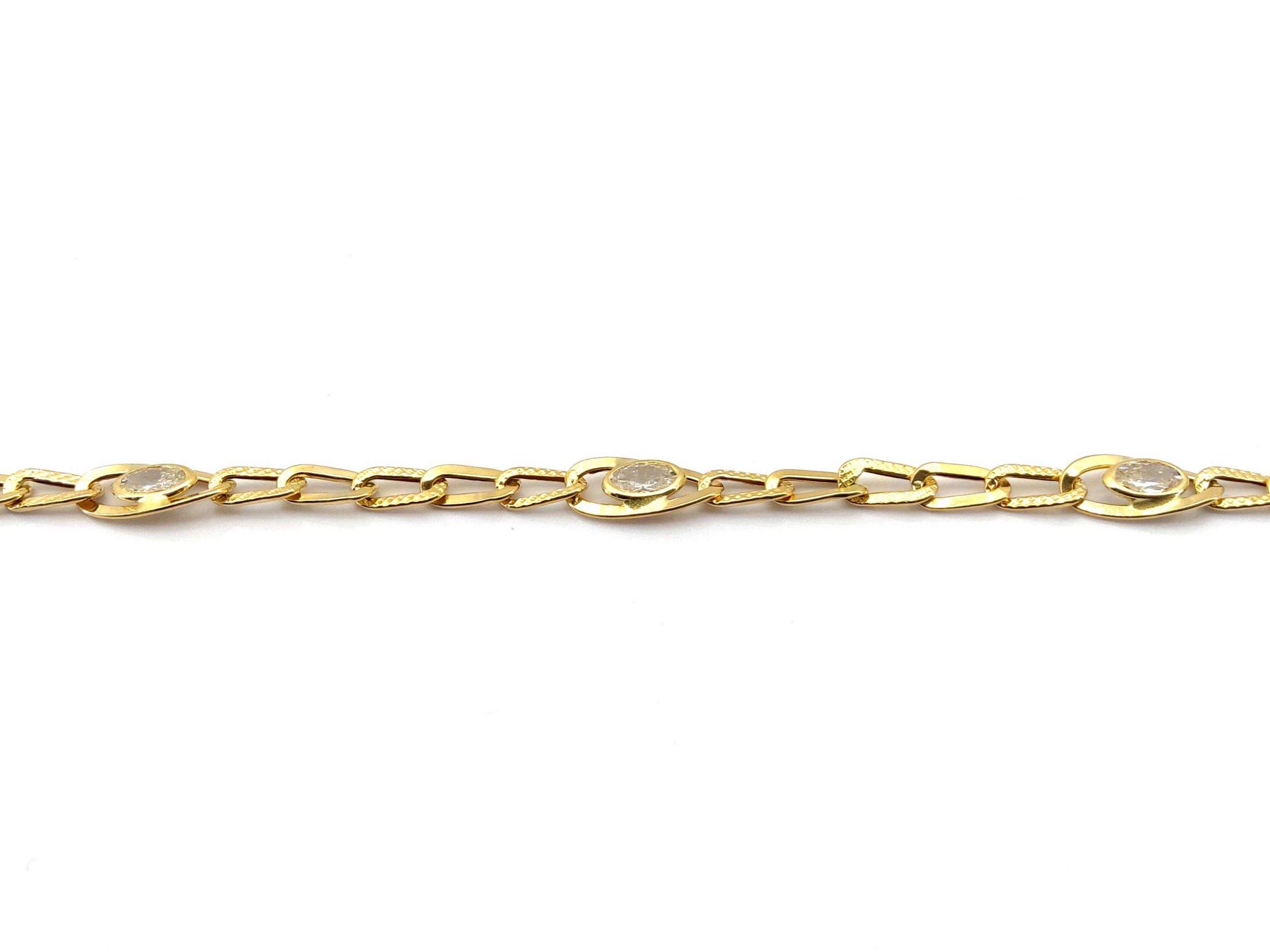 Pulsera Oro 18k Con Circonita - Imagen 3