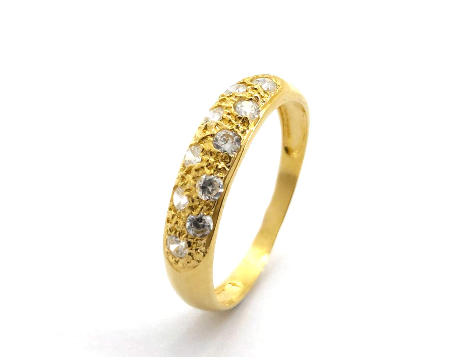 Anillo Oro 18k Con Circonita