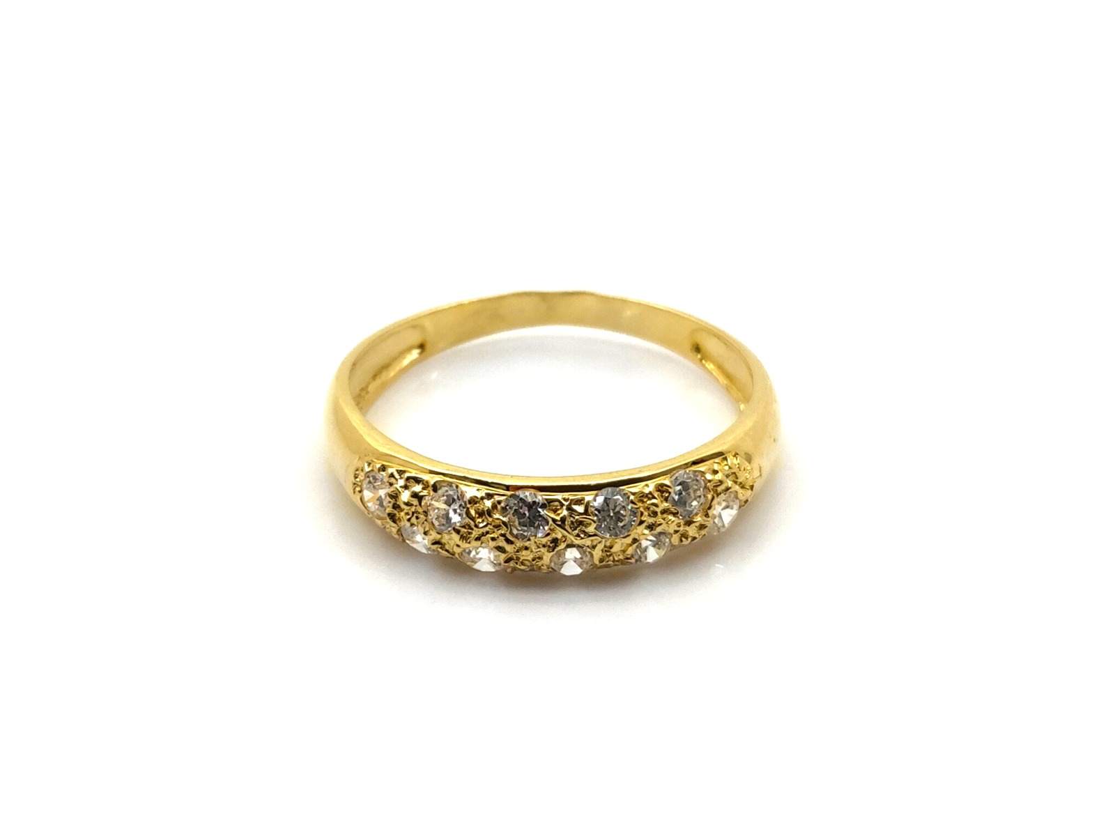 Anillo Oro 18k Con Circonita - Imagen 2