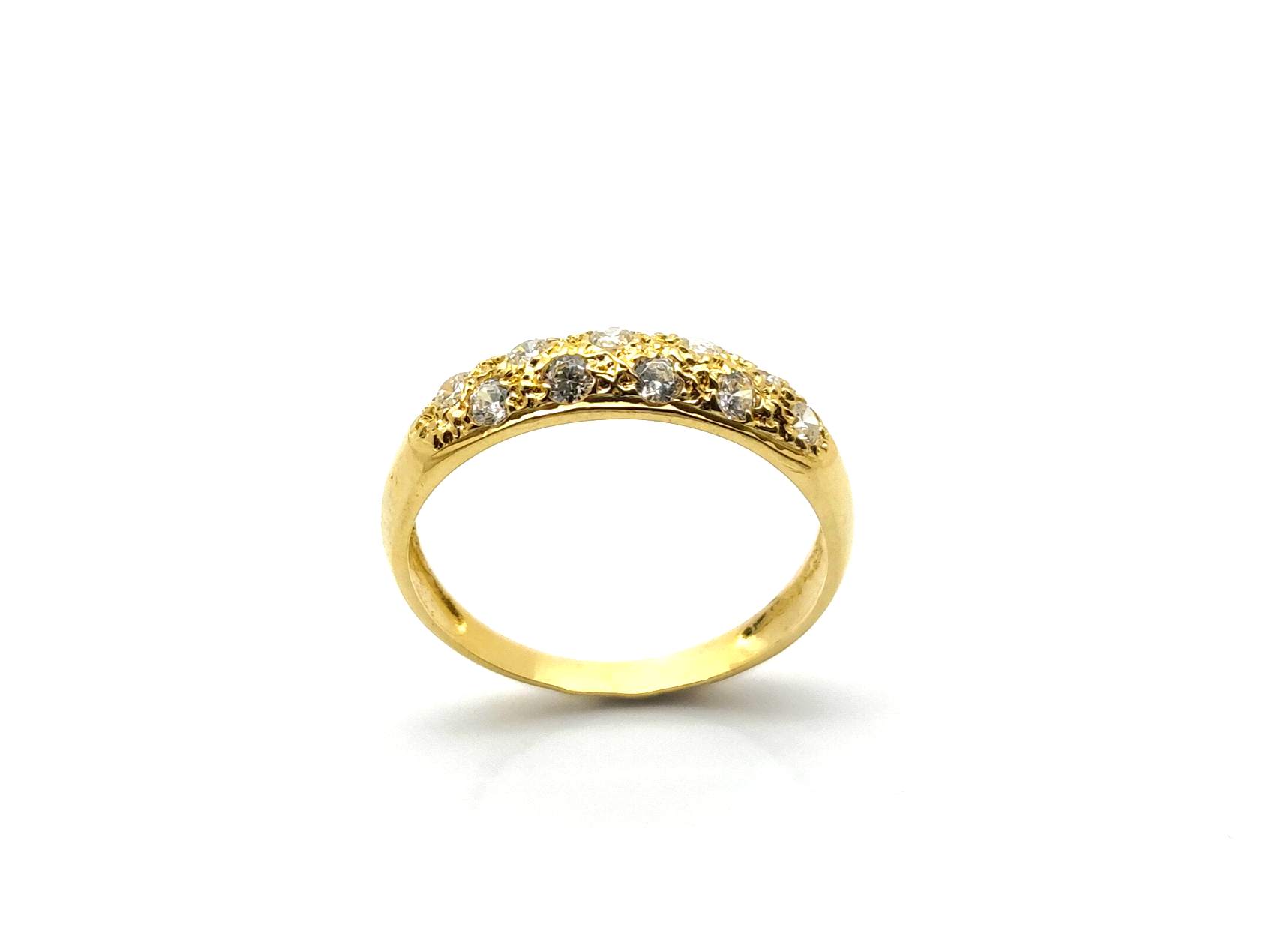 Anillo Oro 18k Con Circonita - Imagen 3