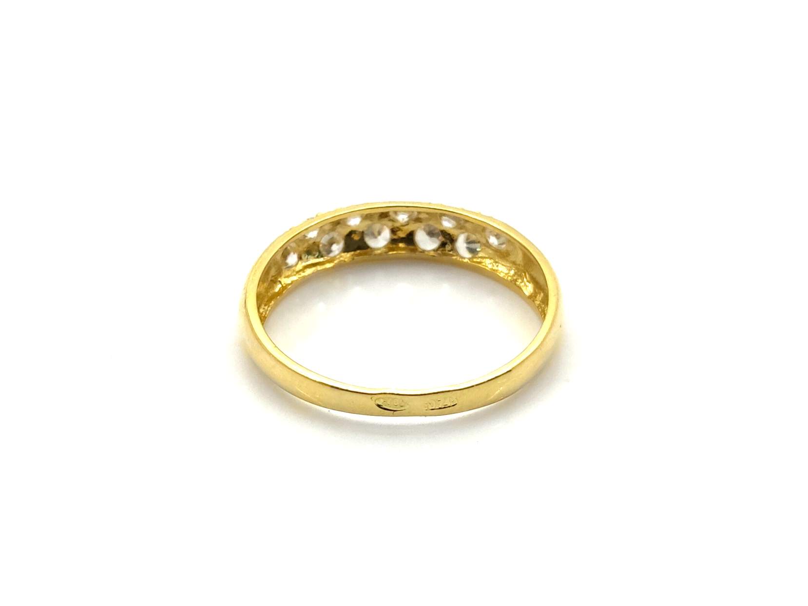 Anillo Oro 18k Con Circonita - Imagen 4