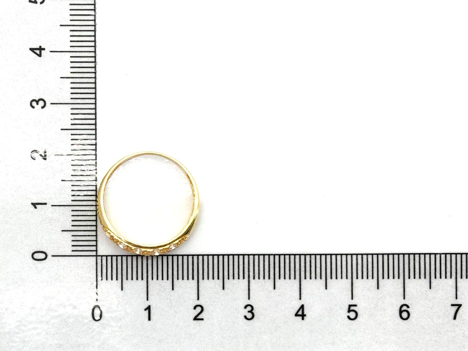 Anillo Oro 18k Con Circonita - Imagen 5