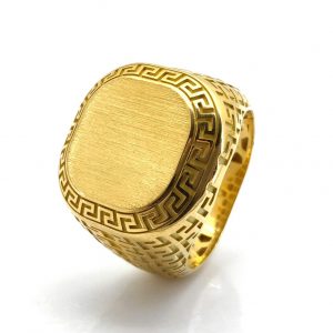 Sello Oro 18k Con Circonita