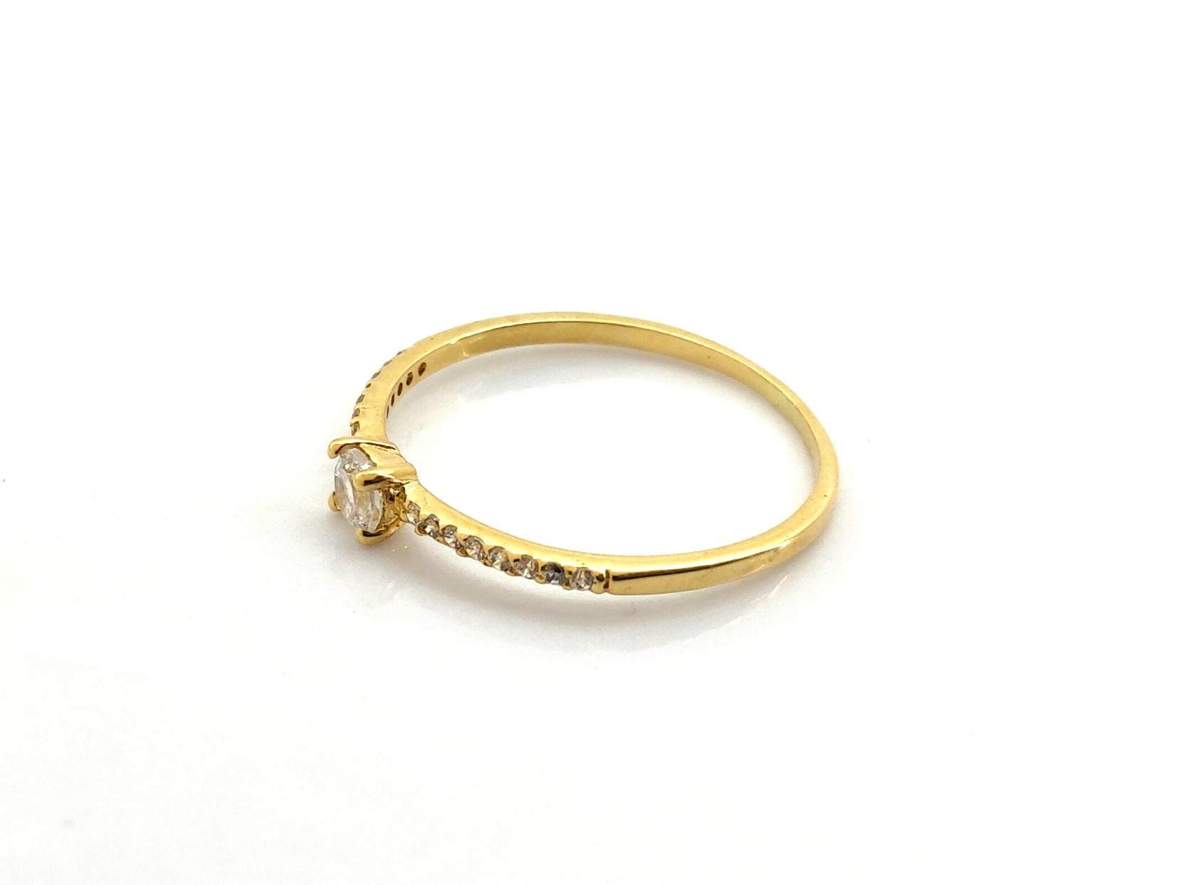 Anillo Oro 18k Con Circonita - Imagen 3
