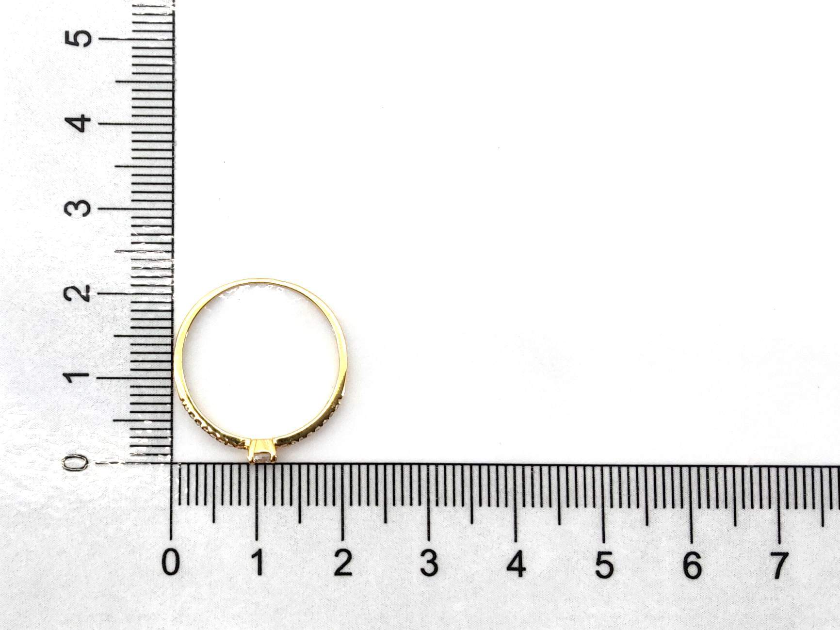Anillo Oro 18k Con Circonita - Imagen 5