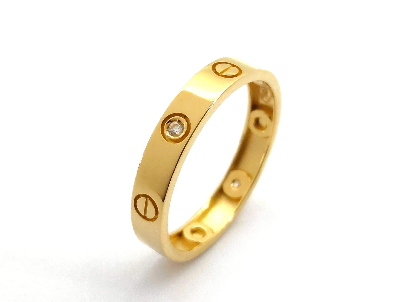 Alianza Oro 18k Con Circonita