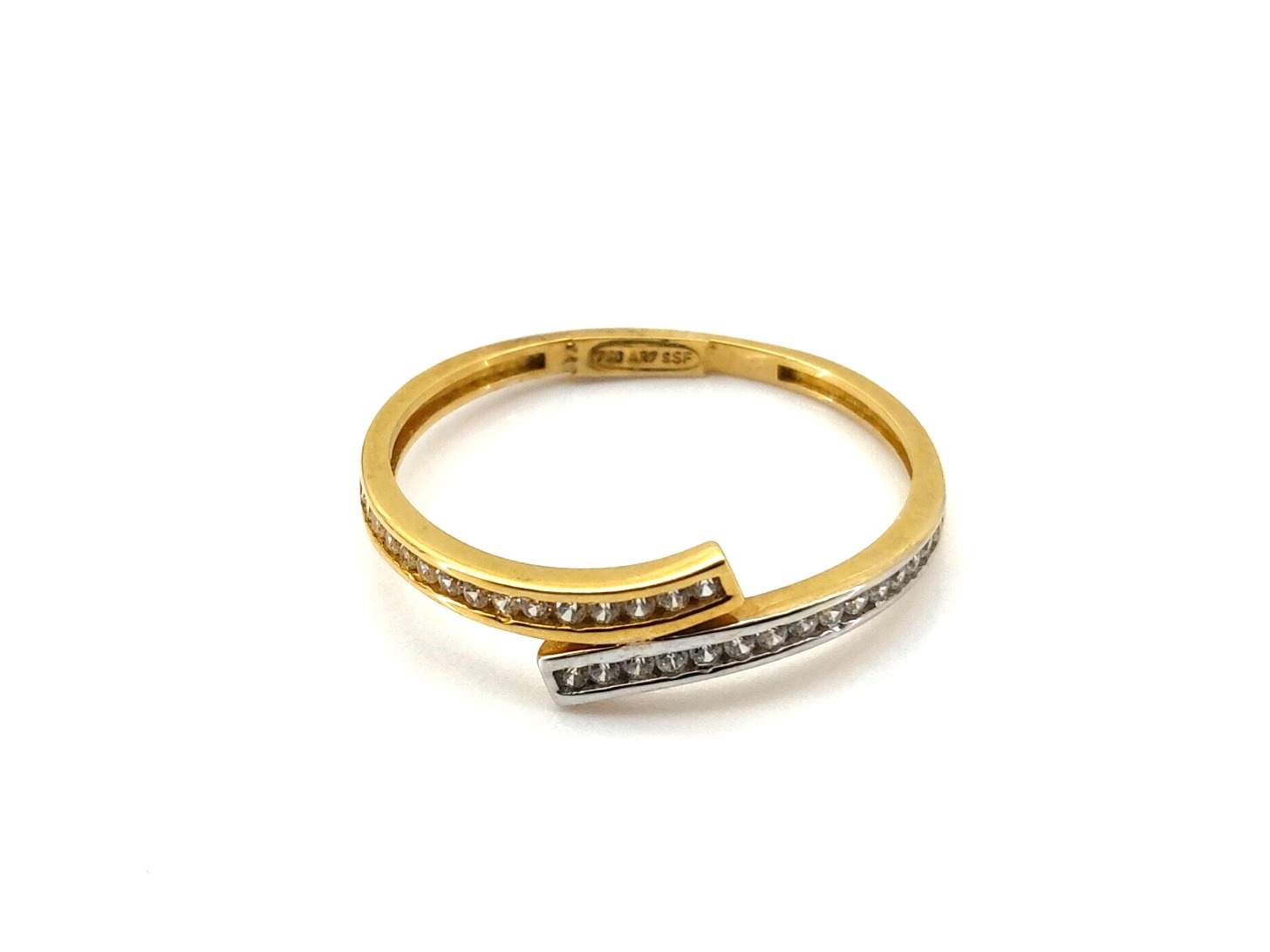Anillo Oro 18k Con Circonita - Imagen 2