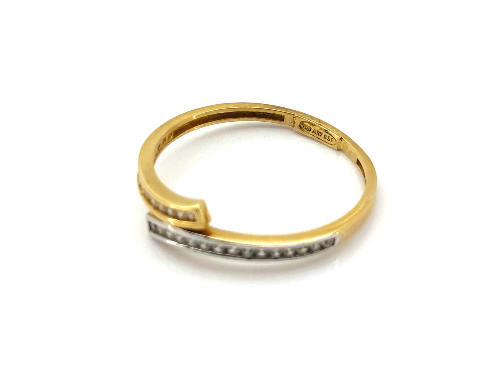 Anillo Oro 18k Con Circonita - Imagen 3