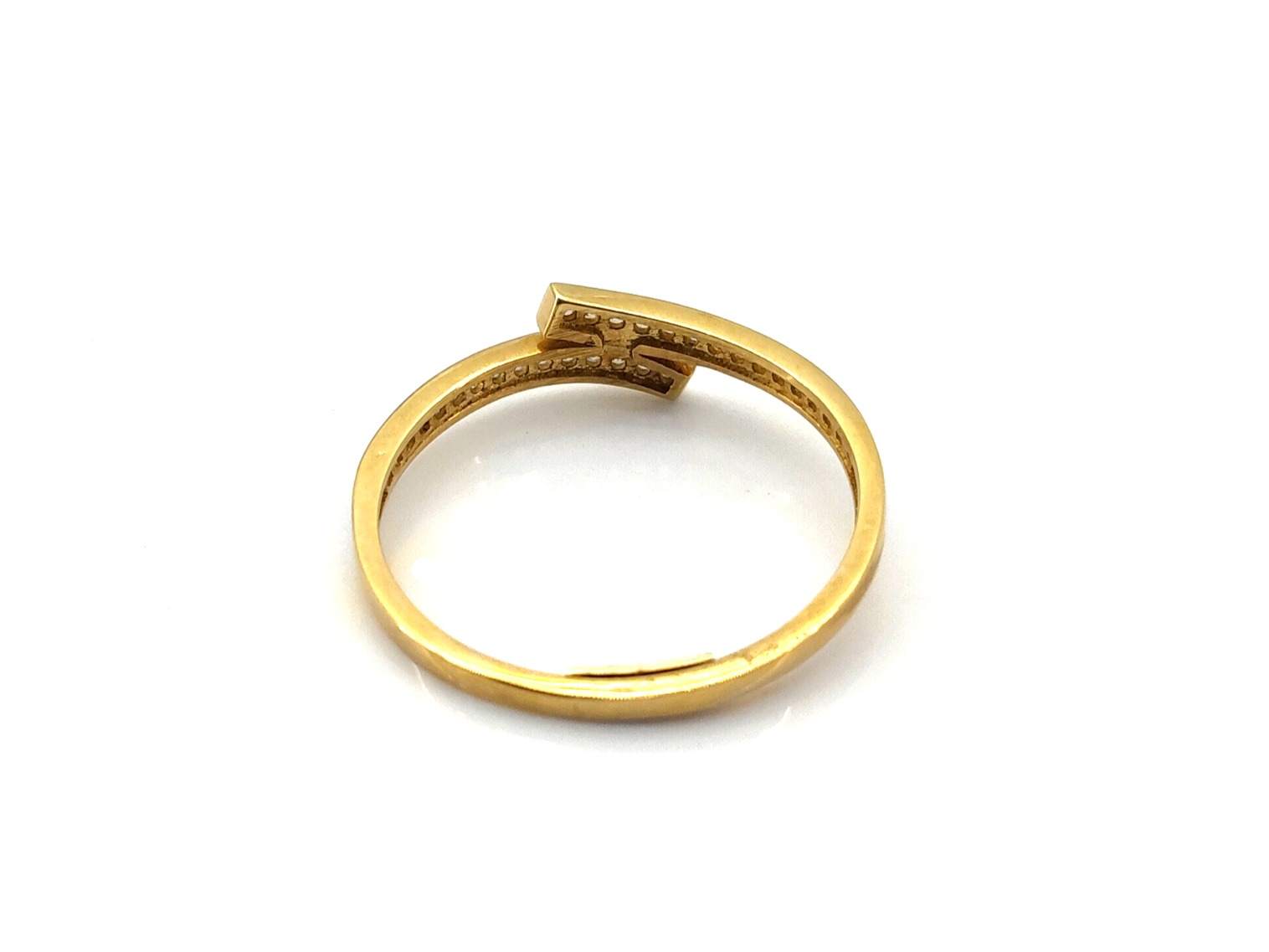 Anillo Oro 18k Con Circonita - Imagen 4