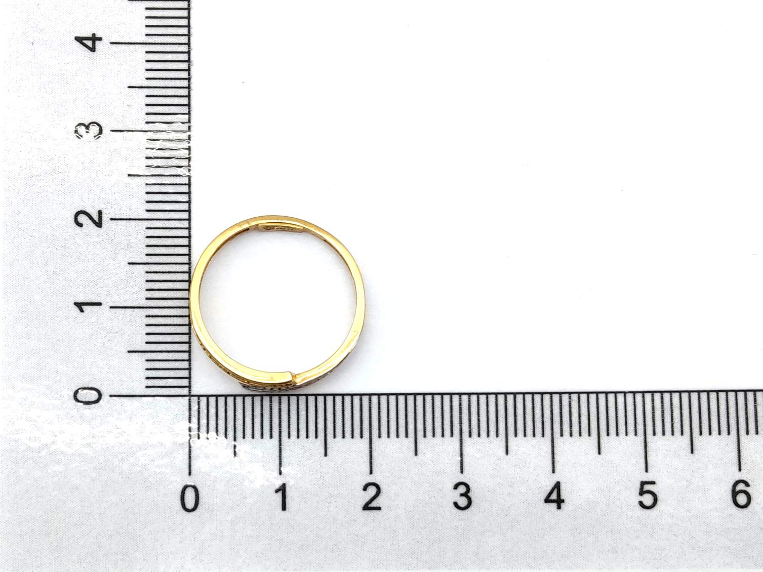 Anillo Oro 18k Con Circonita - Imagen 5