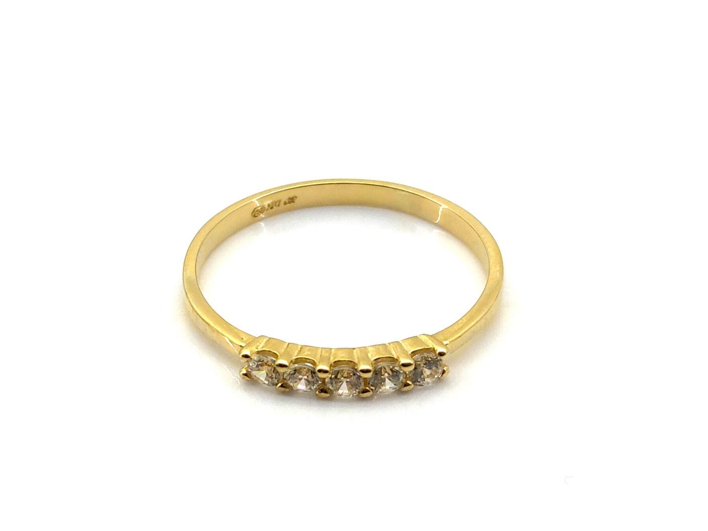 Anillo Oro 18k Con Circonita - Imagen 2
