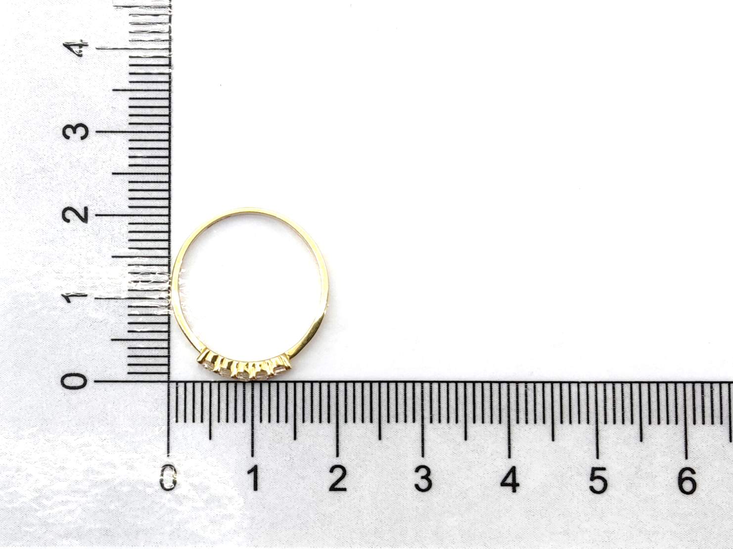 Anillo Oro 18k Con Circonita - Imagen 5