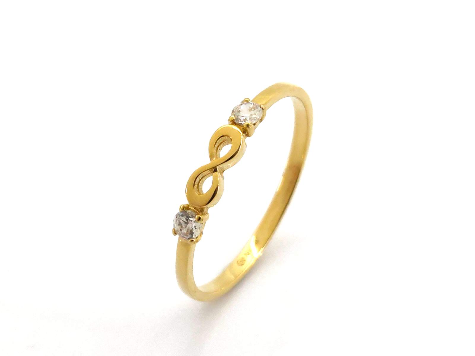 Anillo Oro 18k Con Circonita