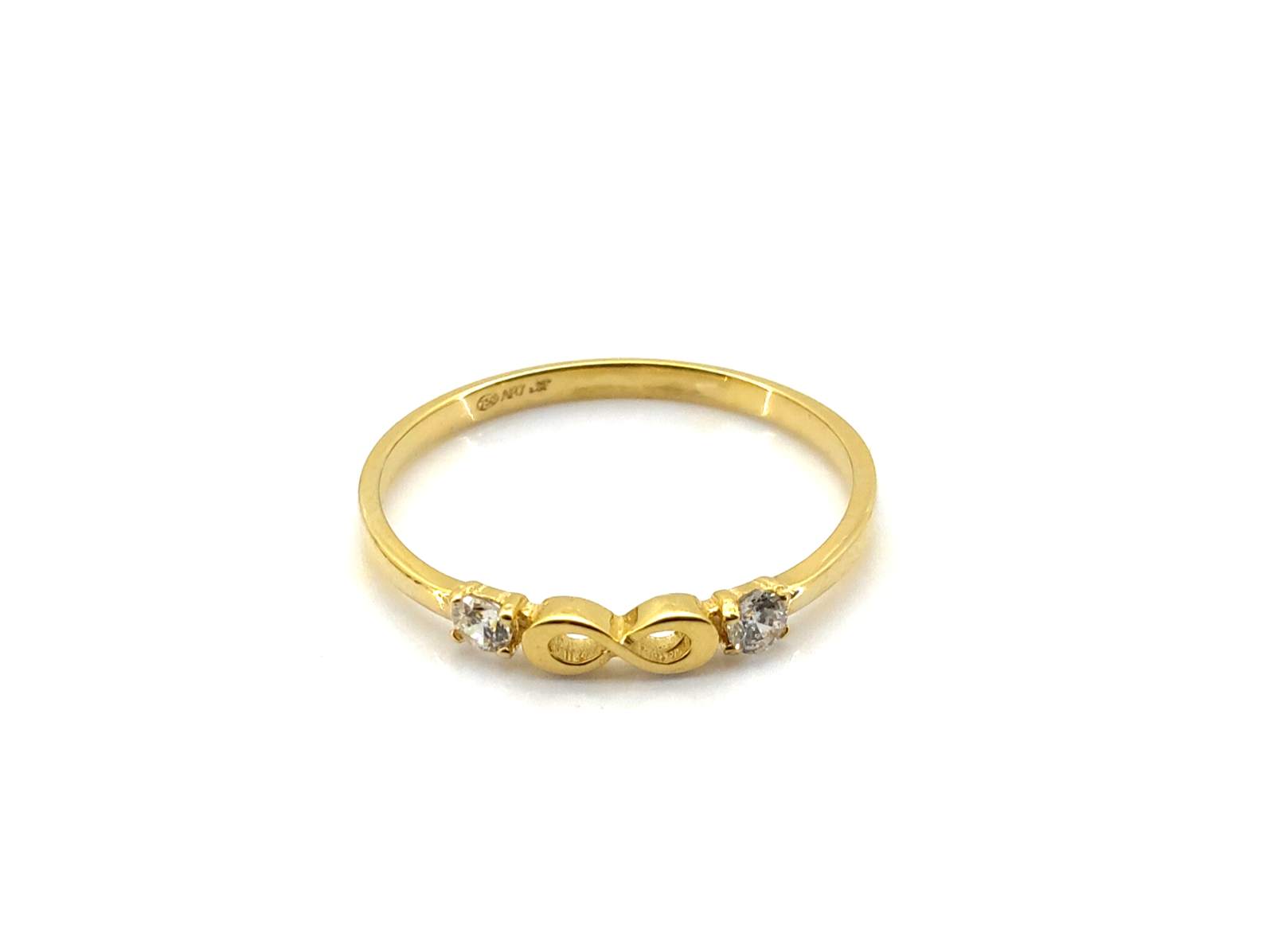 Anillo Oro 18k Con Circonita - Imagen 2