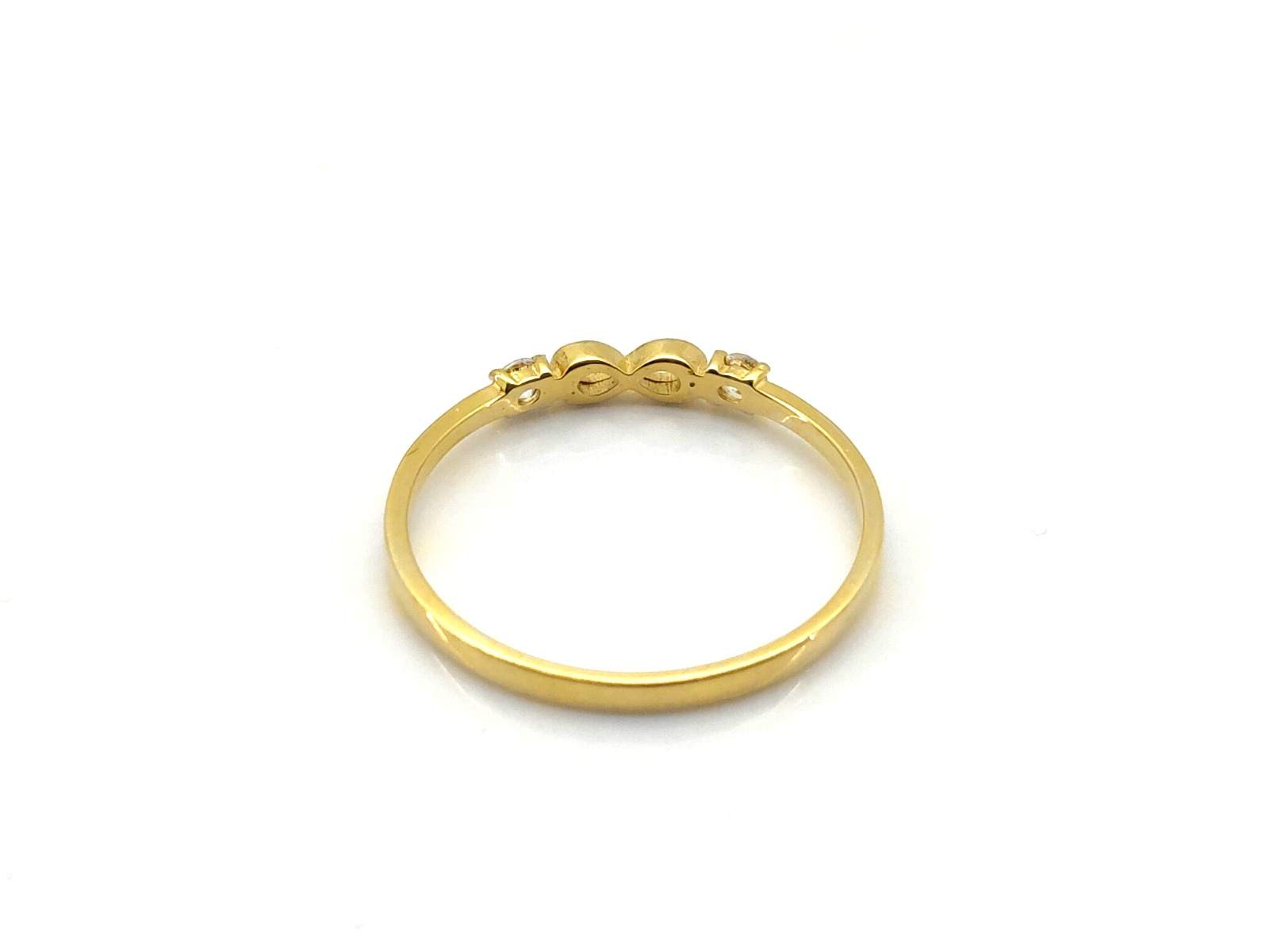Anillo Oro 18k Con Circonita - Imagen 4
