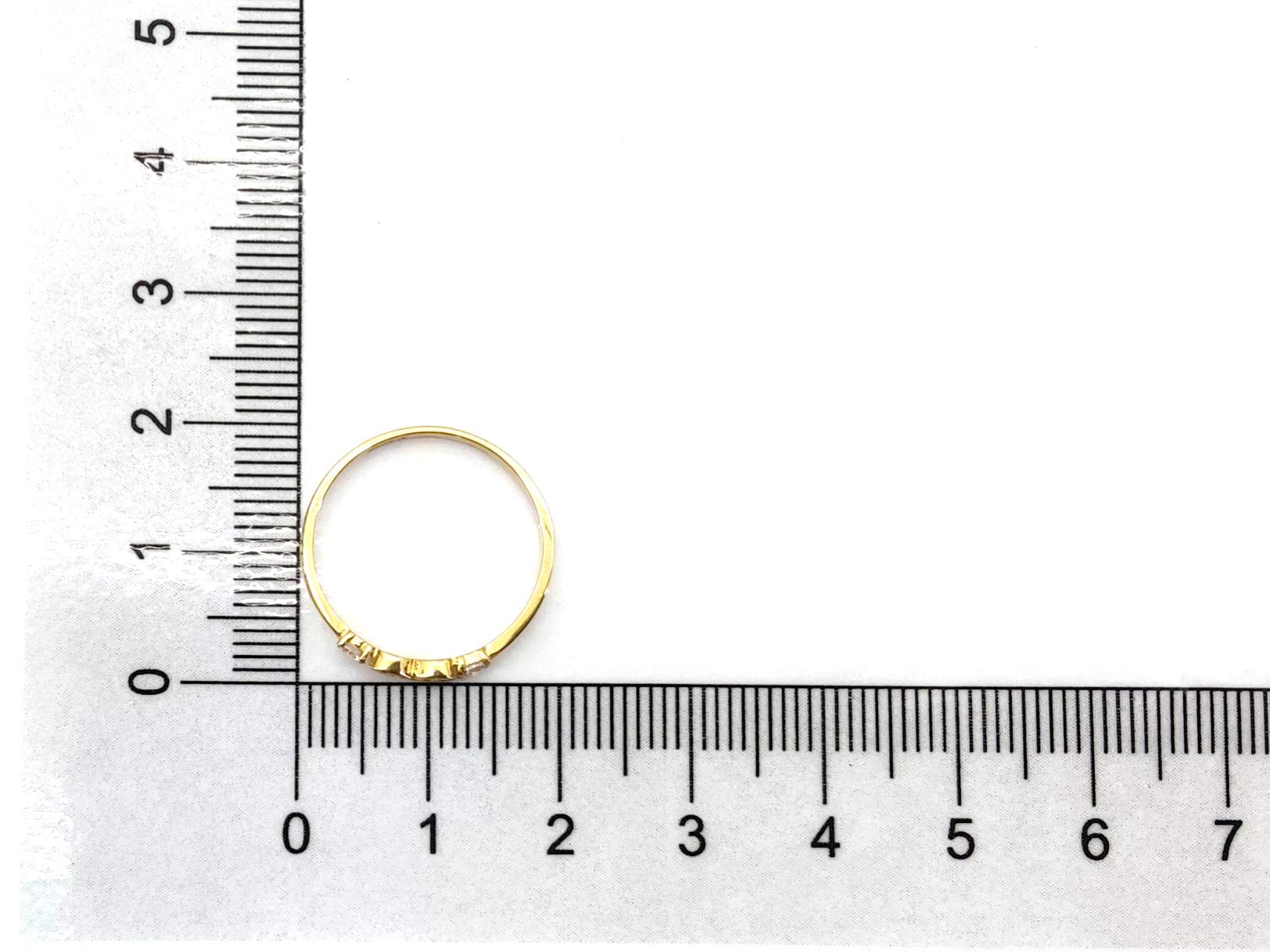 Anillo Oro 18k Con Circonita - Imagen 5