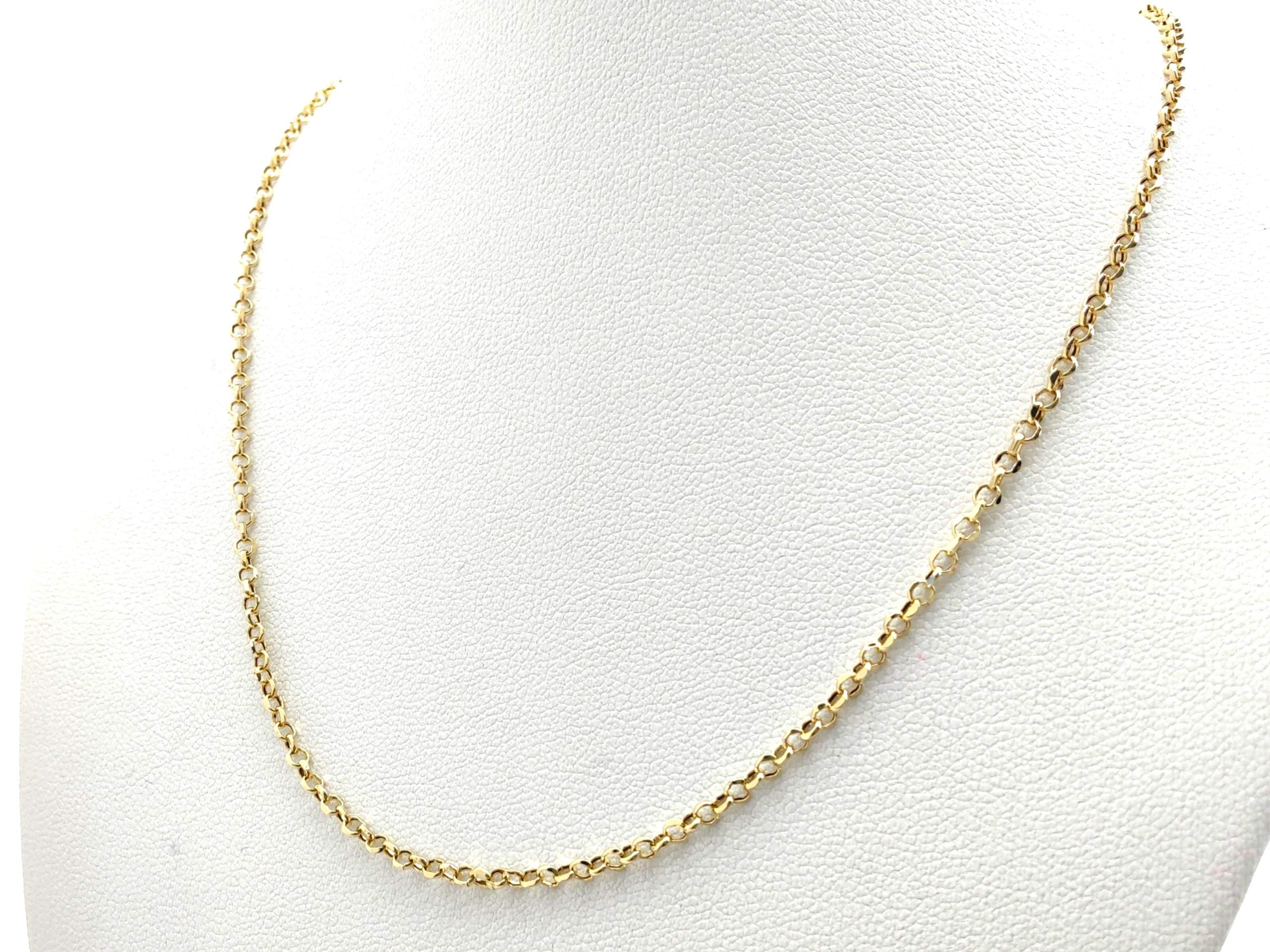 Cadena Oro 18k 22cm
