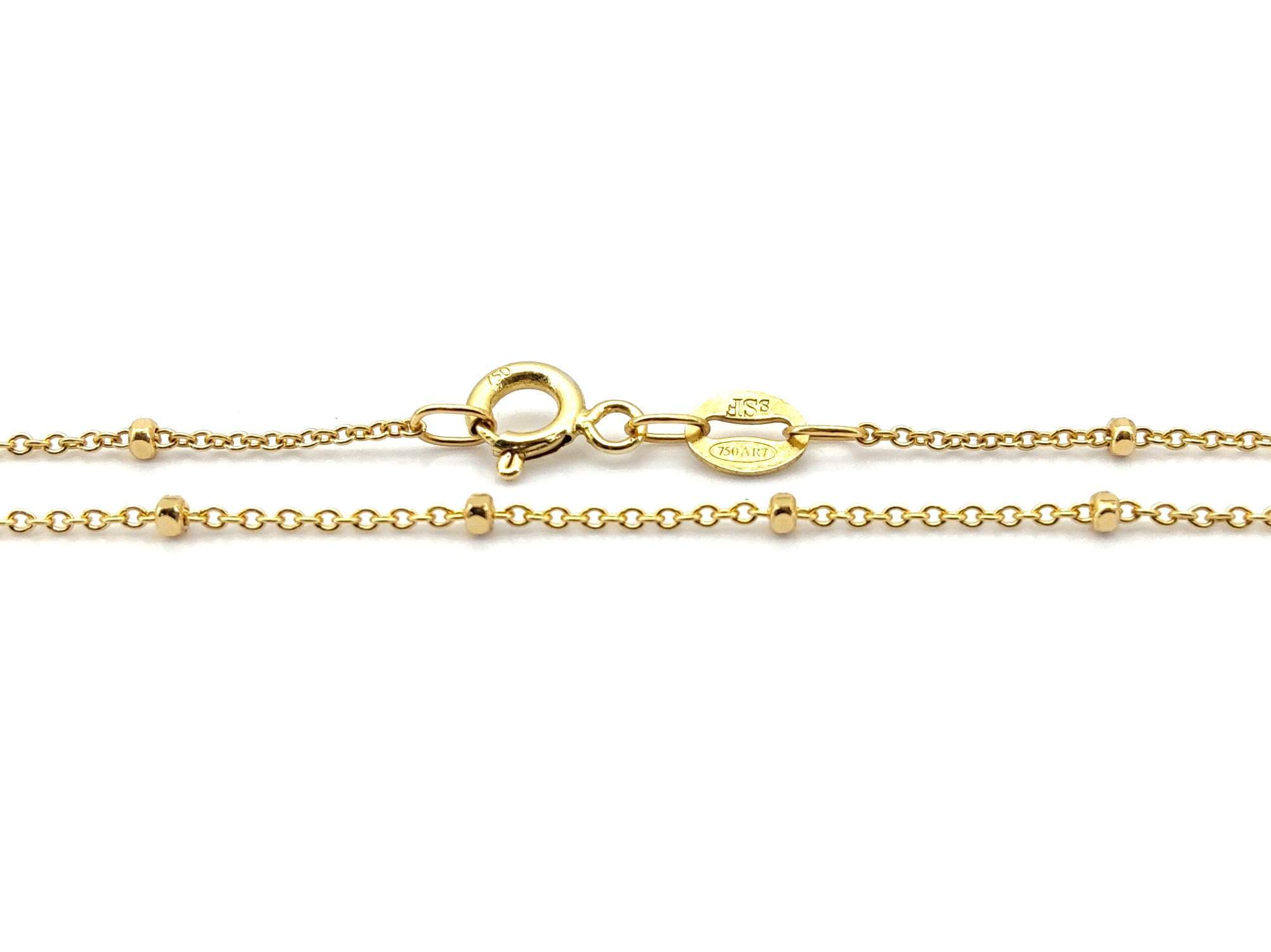 Cadena Oro 18k 22cm - Imagen 3