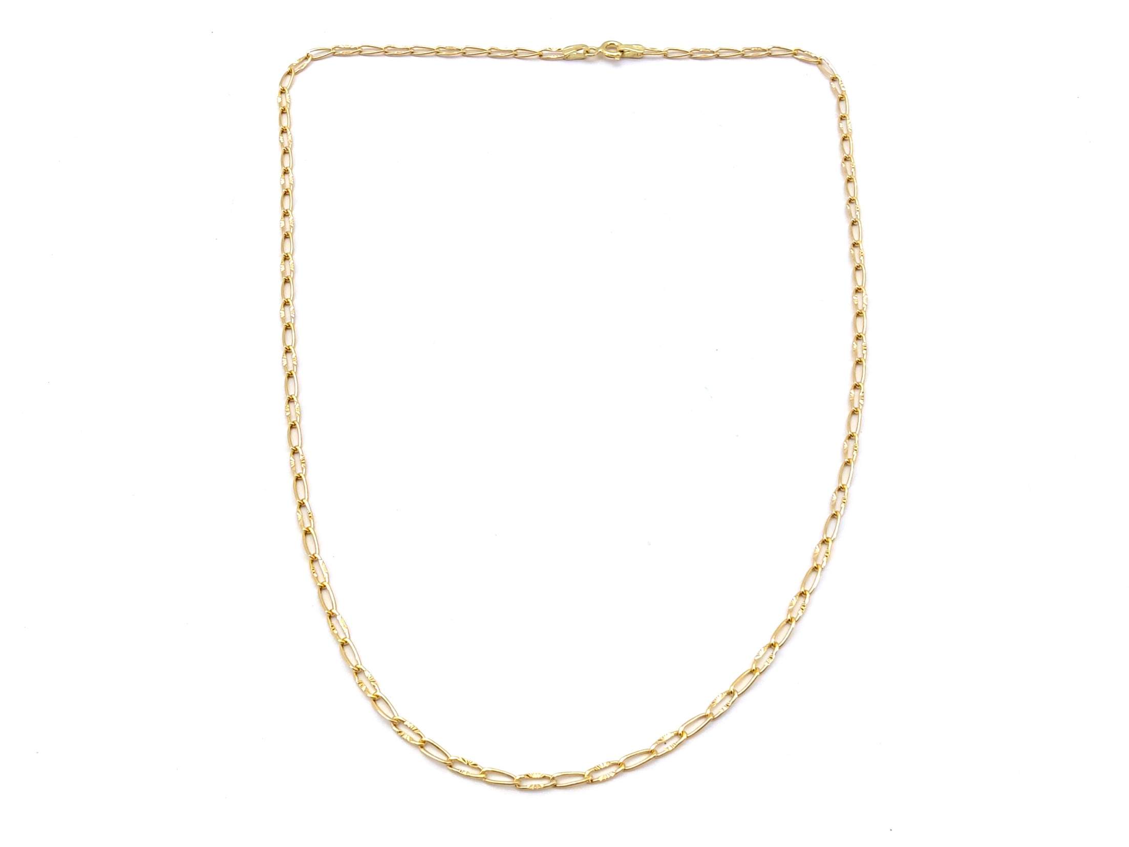 Cadena Oro 18k 22cm - Imagen 2