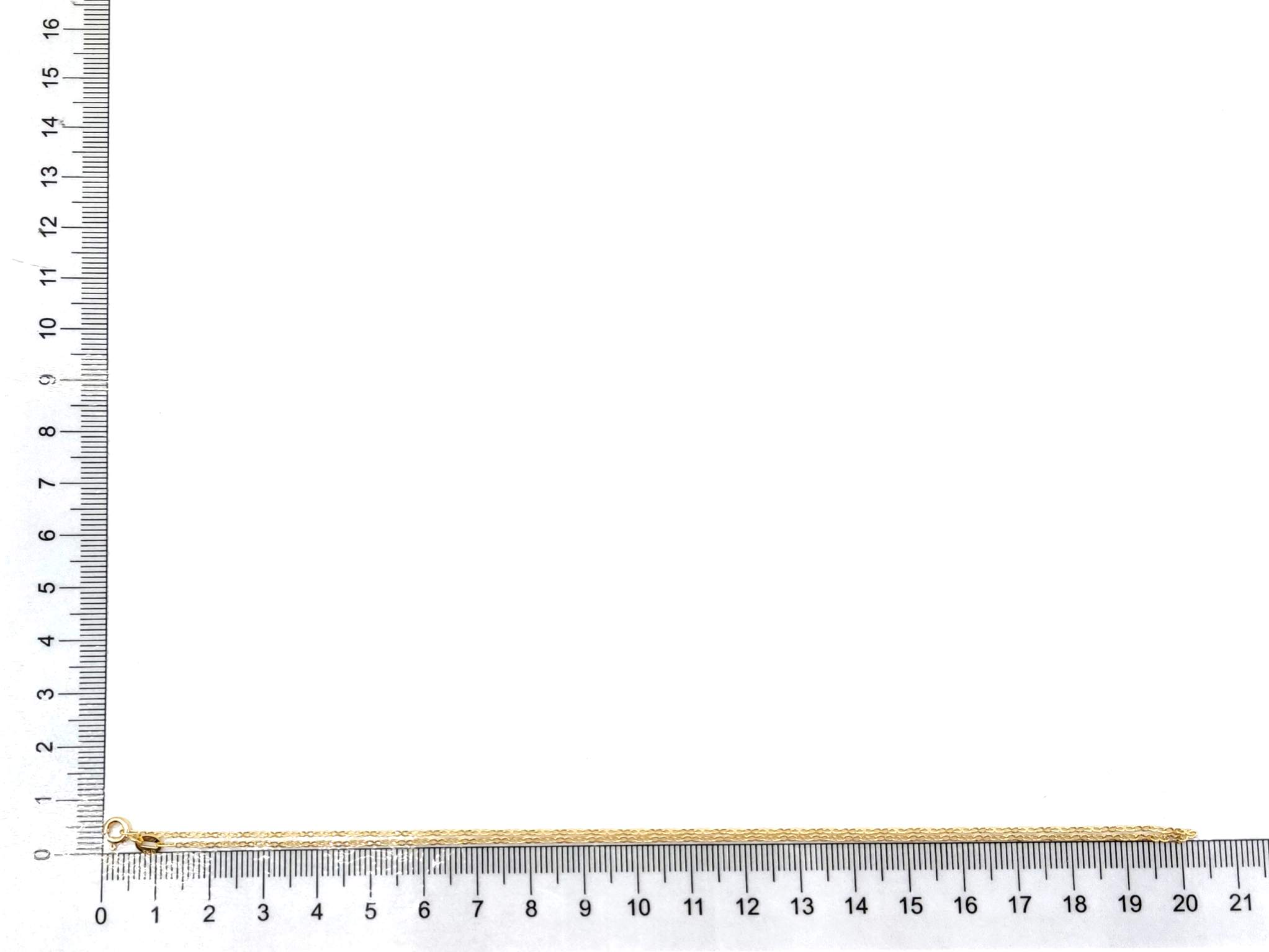 Cadena Oro 18k 22cm - Imagen 6