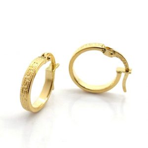 Argollas Oro 18k