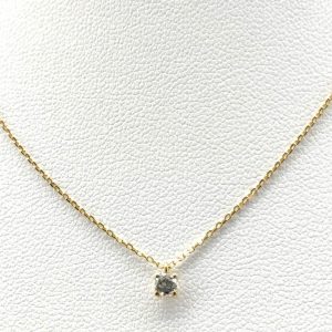 Colgante Oro 18k Con Diamante