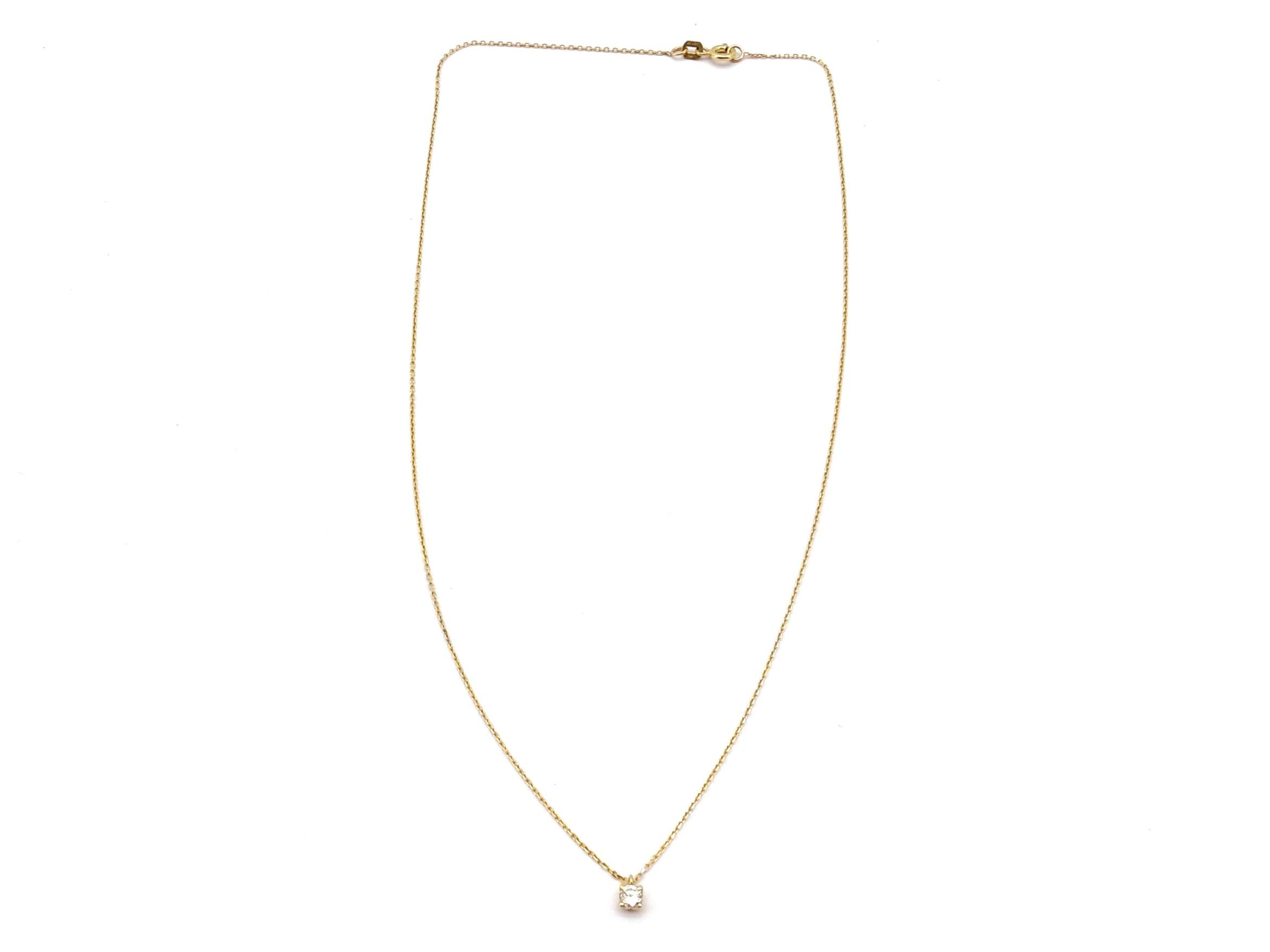 Colgante Oro 18k Con Diamante - Imagen 2