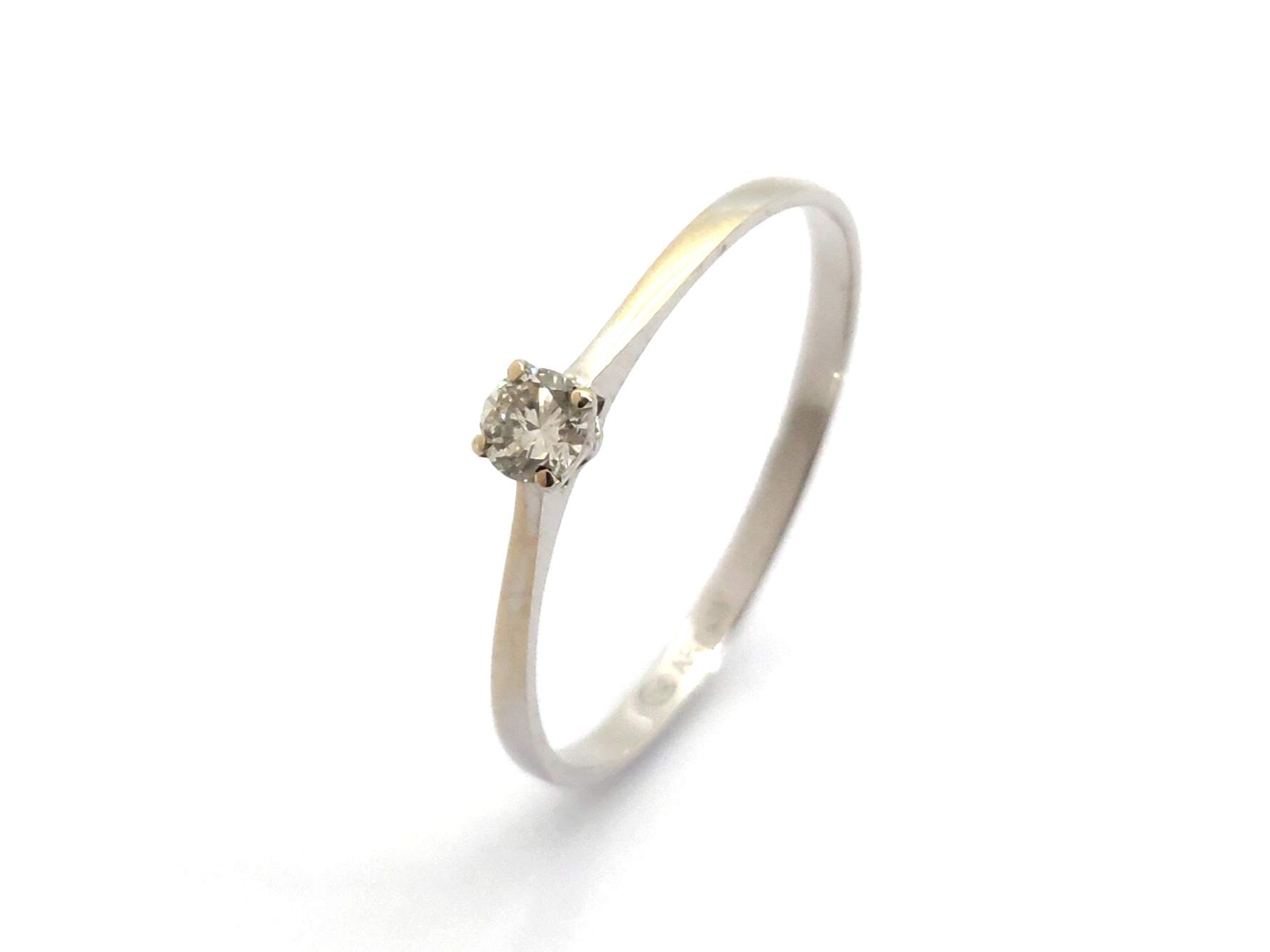 Sortija Oro 18k Con Diamante