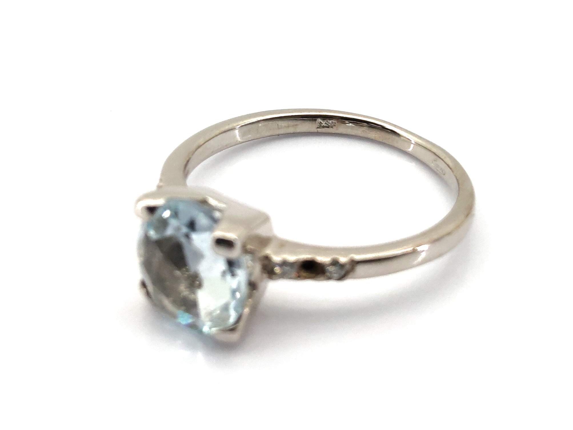 Sortija Oro 18k Con Topacio - Imagen 3