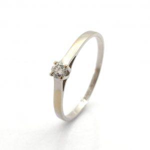 Sortija Oro 18k Con Diamante