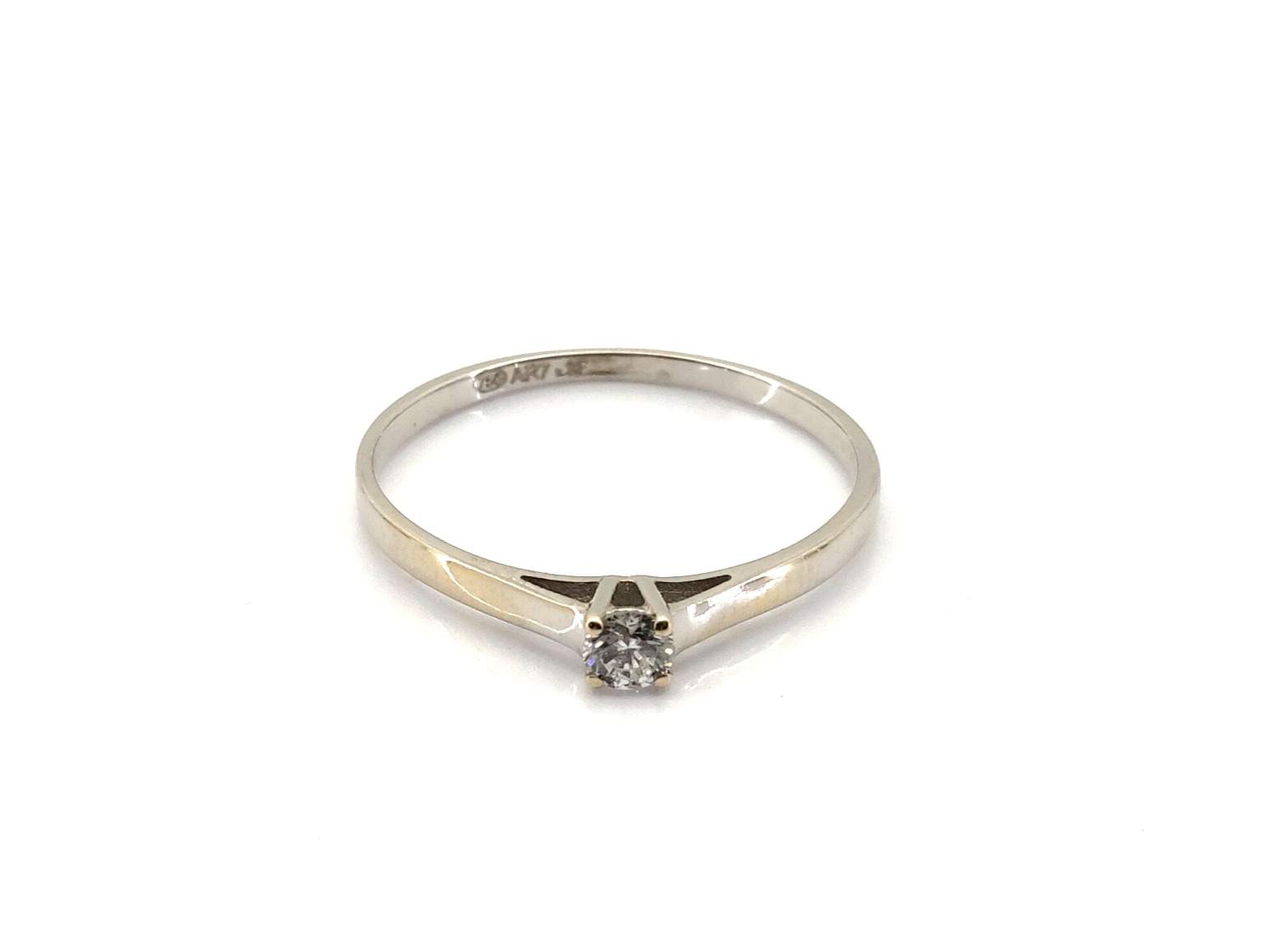 Sortija Oro 18k Con Diamante - Imagen 2
