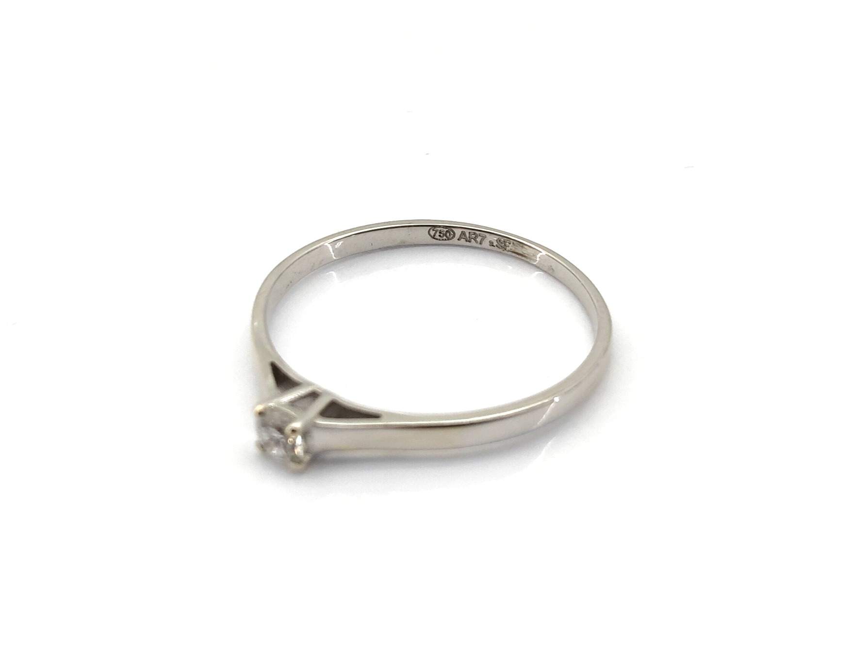 Sortija Oro 18k Con Diamante - Imagen 3
