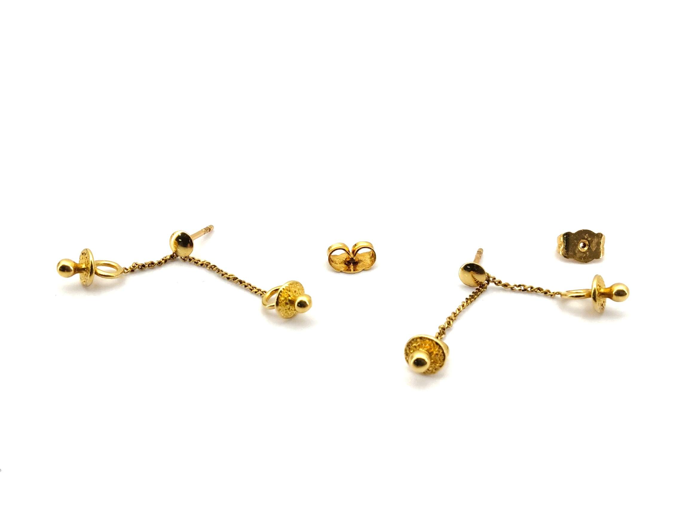 Pendientes Oro 18k - Imagen 3